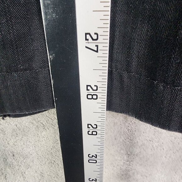 Mens Black G by Guess Blazer Jacket 2 Button Graphic Back 100% Cotton Size L - Picture 8 of 9